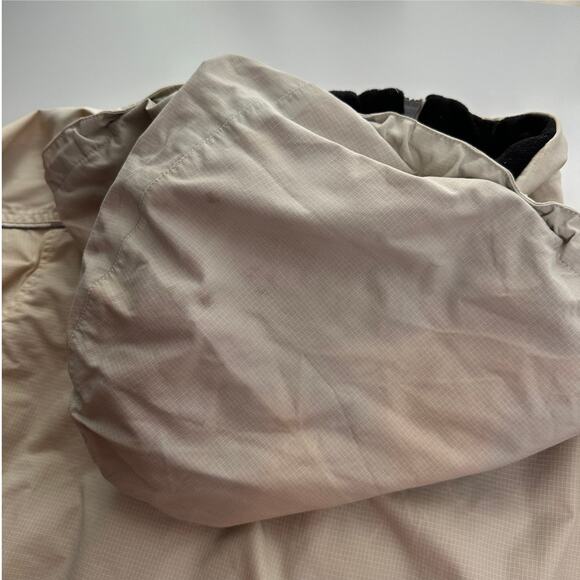 Woolrich Khaki Shell Rain Windbreaker Coat Jacket Waterproof Womens Size Small S - Picture 8 of 12